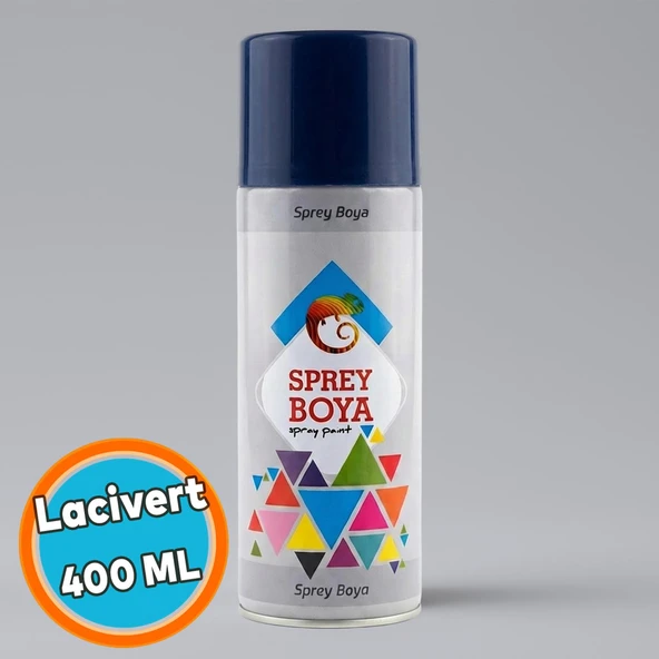 Sprey Boya LACİVERT 400 ml Metal Ahşap Beton Yüzeylere Uygun Hobi Dekoratif Amaçlı Sprey Boya ürün görseli 1