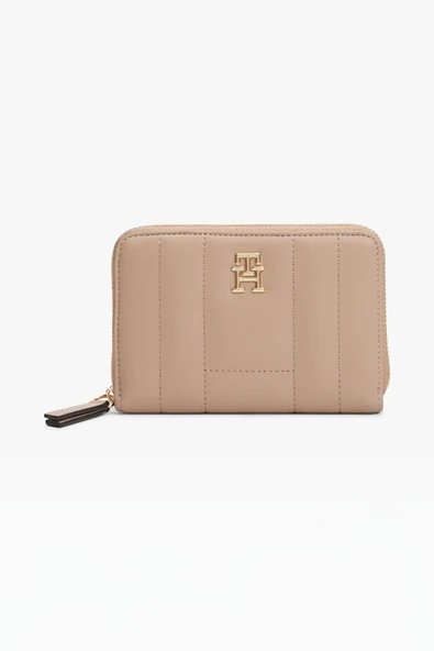 Tommy Hilfiger   TH FEMININE MED ZA Kadın Bej Cüzdan - AW0AW17476 ürün görseli 1