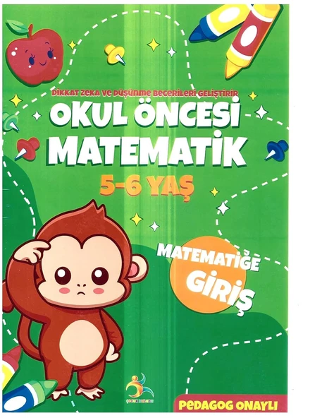 Okul Öncesi Matematik ve Matematiğe Giriş, 5-6 Yaş Çocuklar için Gelişim Aktiviteleri ürün görseli 1