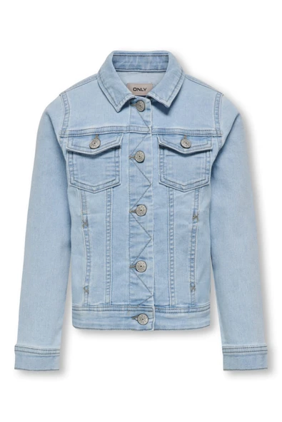 Only   KONSARA LIGHT BLUE DNM JACKET NOOS Kız Çocuk Mavi Mont - 15202794 ürün görseli 1
