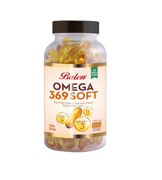 Balen Omega 3-6-9 1380 mg 100 Kapsül ürün görseli 1