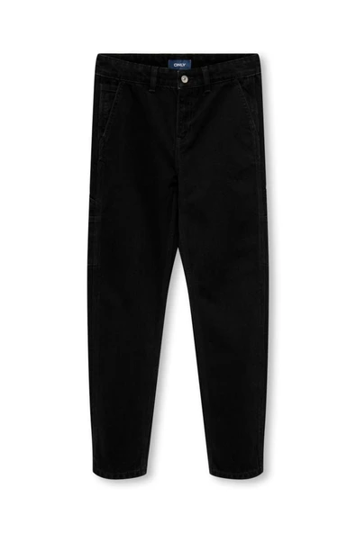 Only   KOBCHICAGO LOOSE WORKER BLK DNM Erkek Çocuk Siyah Jean - 15299283 ürün görseli 1