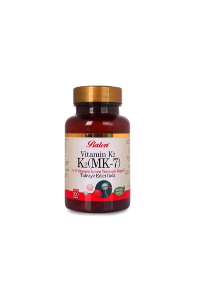 Balen Vitamin K2 D Vitamini 450 mg 60 Kapsül ürün görseli 1