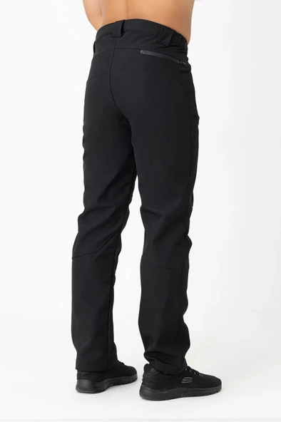 Crozwise Sosftshell Erkek Pantalon Siyah 2247 10 - Resim 4