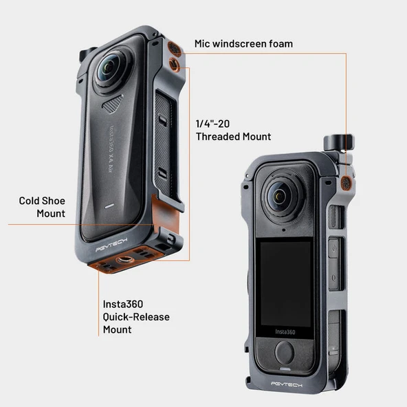 Pgytech Insta360 X4 Air Camera Cage - Resim 6