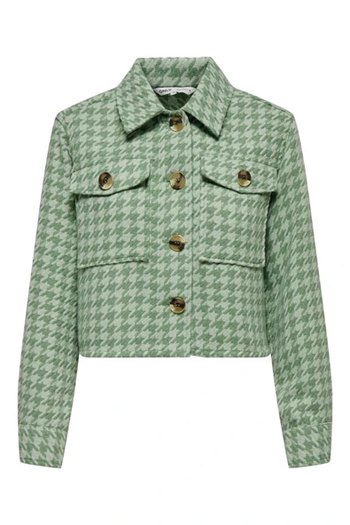 Only   ONLKIMMIE SHORT JACKET CC OTW Kadın Yeşil Mont - 15262367 ürün görseli 1