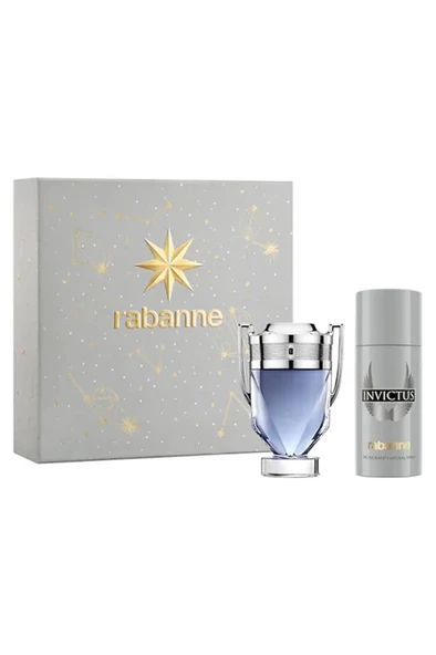 Paco Rabanne Invictus EDT 100 ml Erkek Parfüm Seti ürün görseli 1