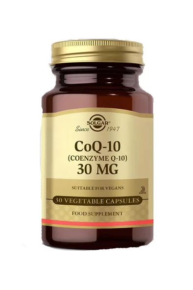 Solgar Coenzyme Q10 30 mg 30 Kapsül ürün görseli 1