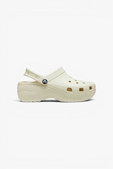 Crocs   Classic Platform Clog W Kadın Bej Terlik - 206750 ürün görseli 1