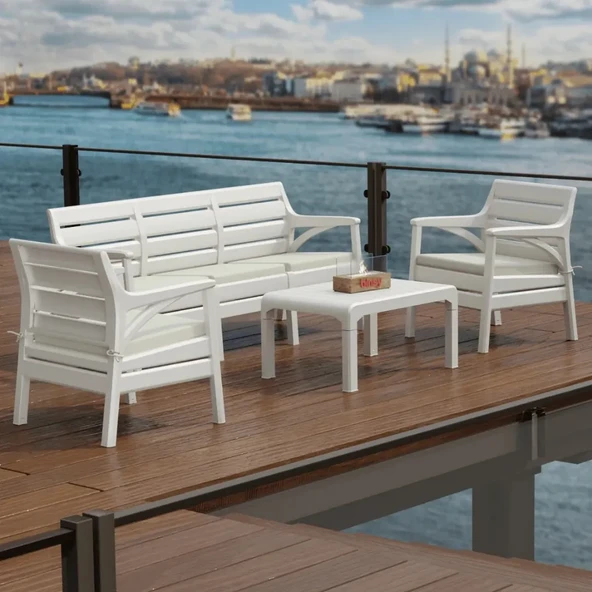 Holiday Hawaii 3'lü Balkon Takımı ürün görseli 1