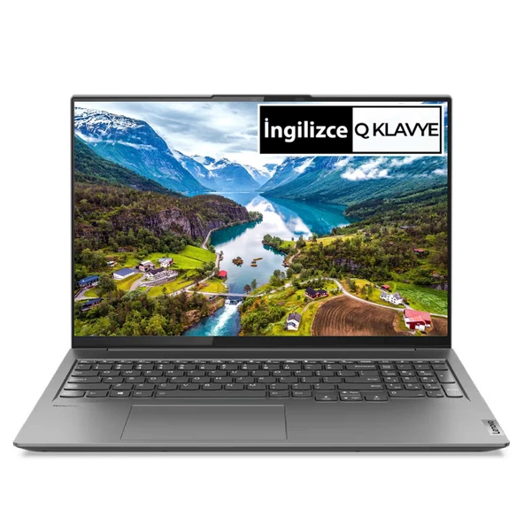 Lenovo Slim 7i 82VB0000US00TT02 i7-12700H 32GB 2TBSSD A370M 16" WQXGA Touch W11H Taşınabilir Bilgisayar ürün görseli 1