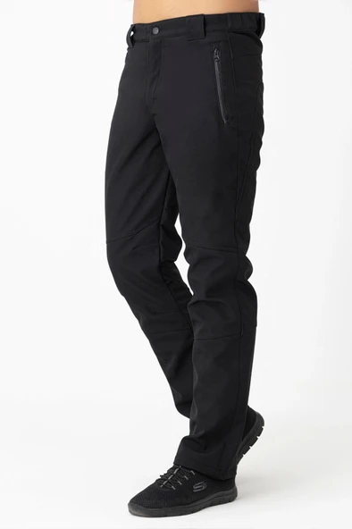 Crozwise Sosftshell Erkek Pantalon Siyah 2247 10 - Resim 2