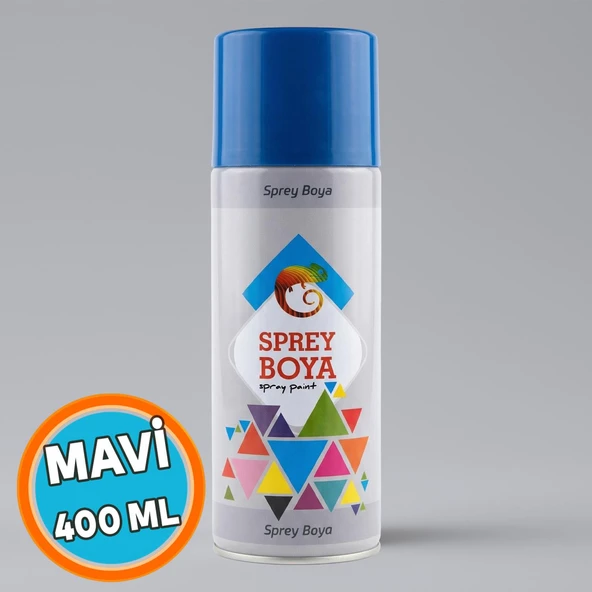 Sprey Boya MAVİ 400 ml – Metal Ahşap Plastik Beton Yüzeylere Uygun Hobi Dekoratif Amaçlı Sprey Boya ürün görseli 1