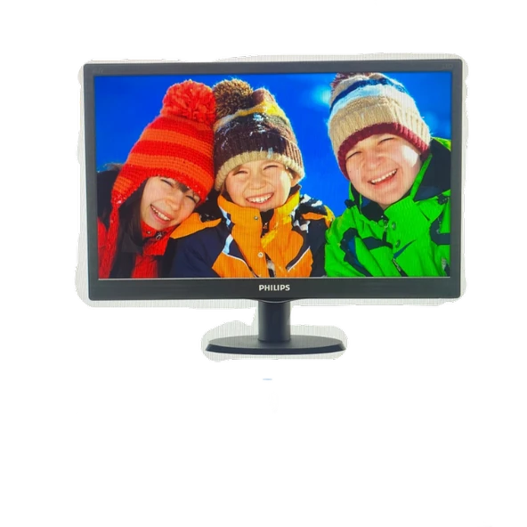 PHILIPS 193V5L 18'5 İNÇ WİDESCREEN SİYAH 5MS 2 EL YENİLENMİŞ LED MONİTÖR ürün görseli 1