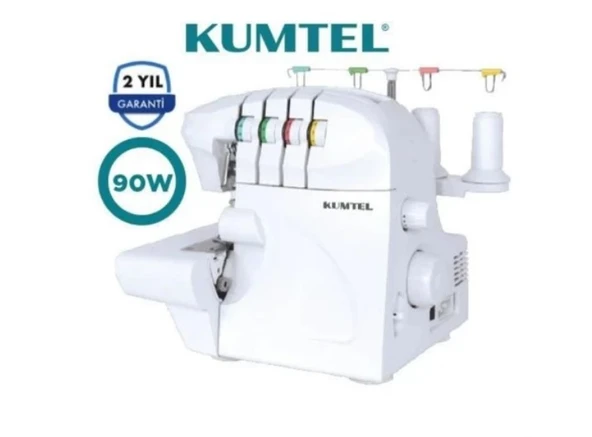 Kumtel Ev Tipi Overlok Makinesi ürün görseli 1
