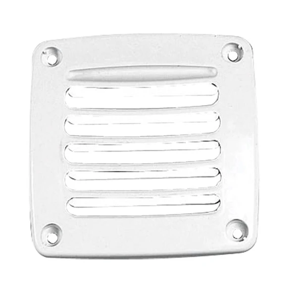 Ventilation Shaft Grilles Cover, 118x118mm, White ürün görseli 1