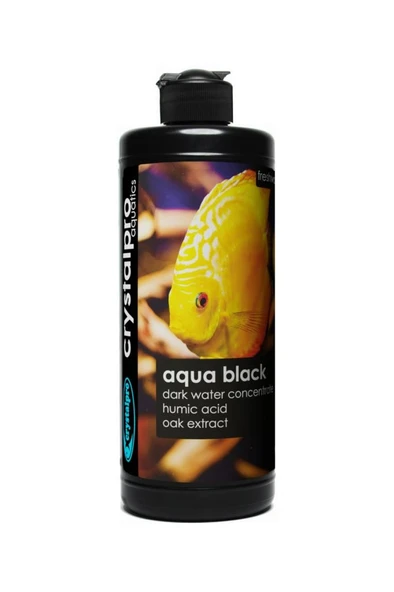 CrystalPro Aqua Black Siyah Su Katkısı 500 ml Skt : 09/2028 ürün görseli 1