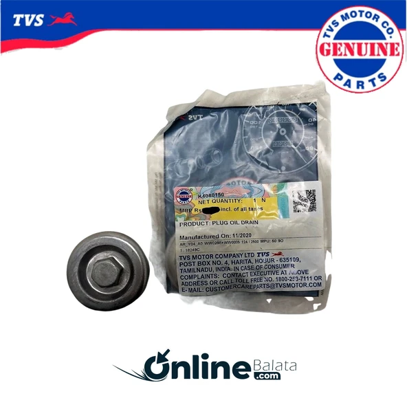 Tvs Jüpiter 125 Jüpiter 110 Wego Zest Yağ Tapası K4080150 OBTVS004 ürün görseli 1