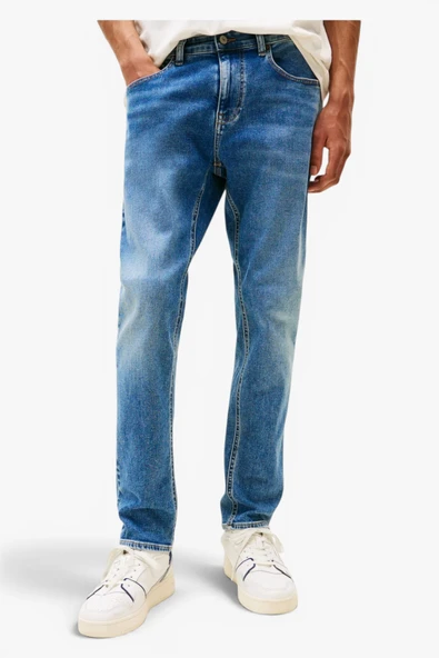 Tommy Hilfiger   AUSTIN SLIM TPRD BI0234 CO Erkek Mavi Denim Pantolon - DM0DM21353 ürün görseli 1