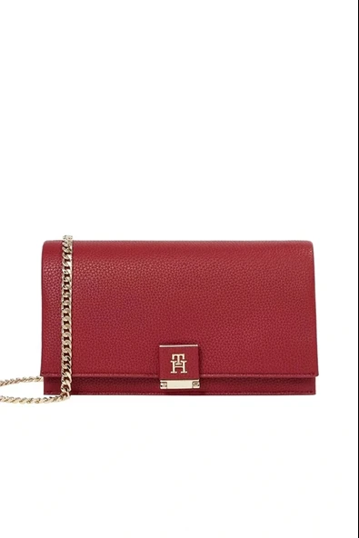 TH HER FLAP W/CHAIN Kadın Kırmızı Çanta - AW0AW17403 ürün görseli 1