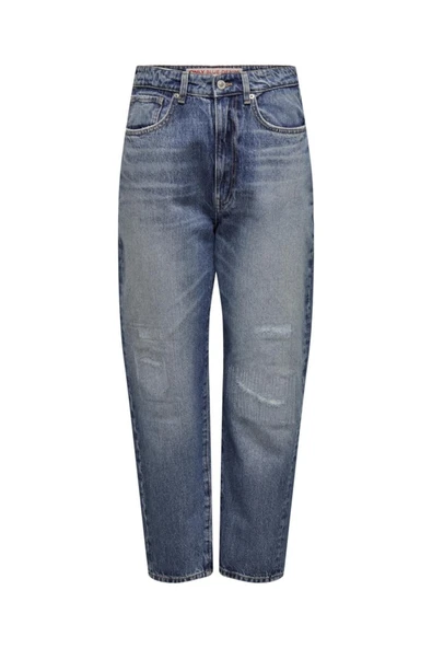 Only   ONLIRVINE REG RELAX TAPE ANK DNM CRO Kadın Mavi Jean - 15313946 ürün görseli 1