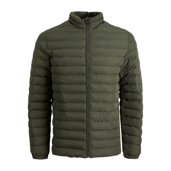 Jack & Jones   Jjerecycle Puffer Collar Noos Erkek Yeşil Mont - 12211129 ürün görseli 1