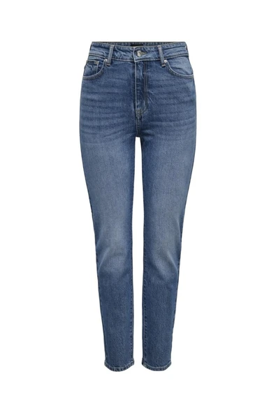 Only   ONLEMILY HW STRAIGHT ANK DNM AZG611 Kadın Lacivert Jean - 15302428 ürün görseli 1