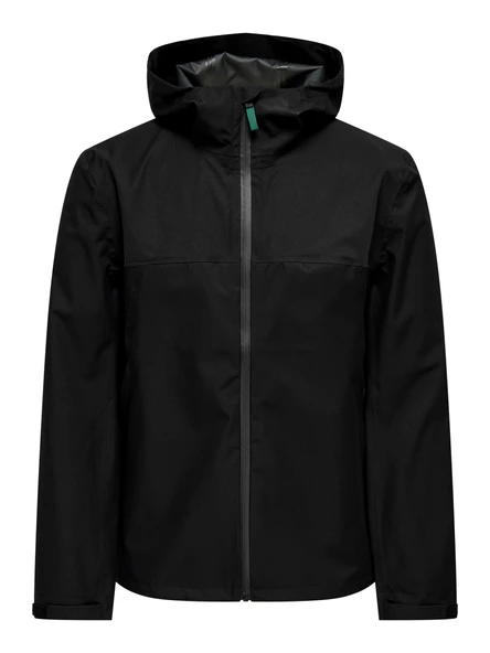 Only & Sons   ONSLUKE WATERPROOF JACKET OTW VD Erkek Siyah Ceket - 22031606 ürün görseli 1