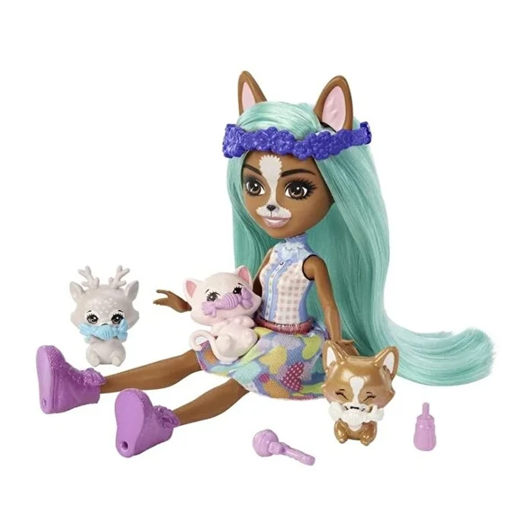 Mattel Enchantimals Bestie Reveal Yakın Arkadaş Bebekler HLK83-HLK86 ürün görseli 1