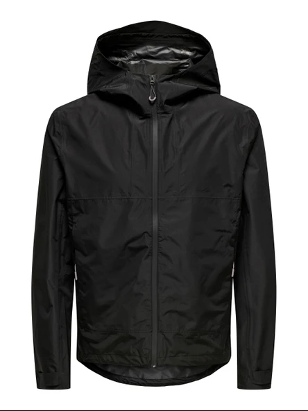 Only & Sons   ONSFINLYSTORM JACKET ATHL CS Erkek Siyah Mont - 22034367 ürün görseli 1