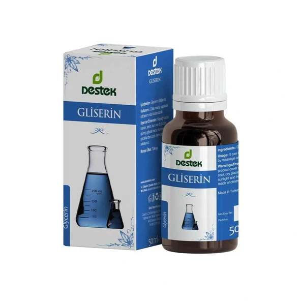 Destek Gliserin 50 ml - Bitkisel Kökenli Doğal Nemlendirici ürün görseli 1