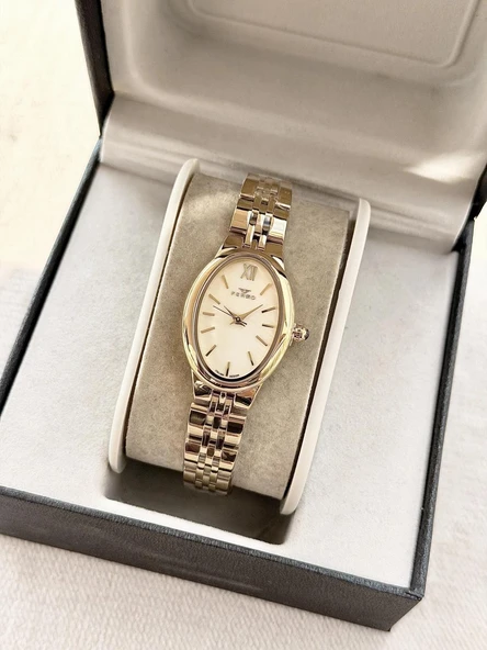 Ferro FM88732A-B4 Quartz Çelik Altın Rengi 23 mm Kadın Kol Saati ürün görseli 1