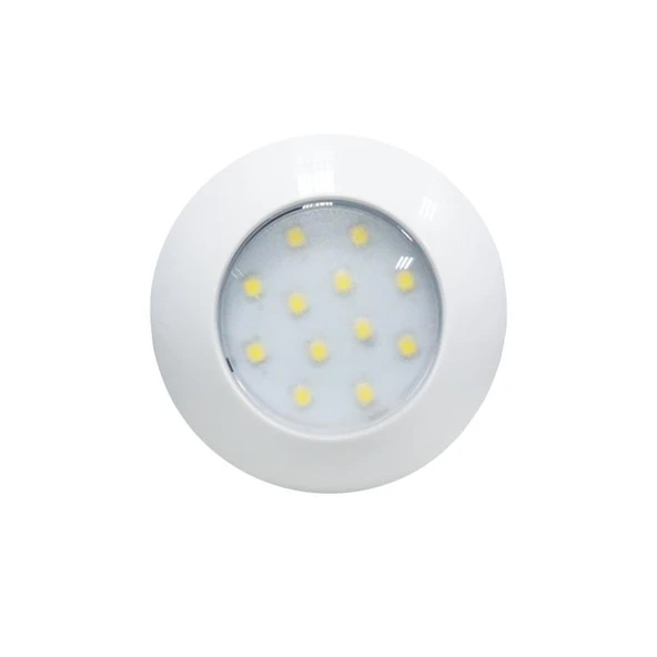 AquaLED Tavan Lambası, 12 Leds, 12V-28V, Beyaz ürün görseli 1