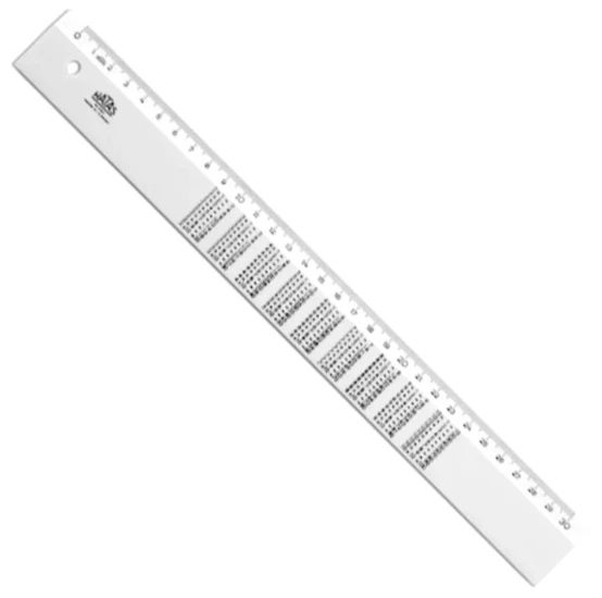 Hatas Çarpım Tablolu Cetvel 30Cm ürün görseli 1