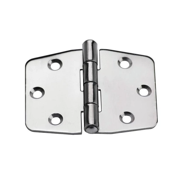 Menteşe, Sağa, Inox 316, L77mm, W40mm, Kalın. 2mm ürün görseli 1