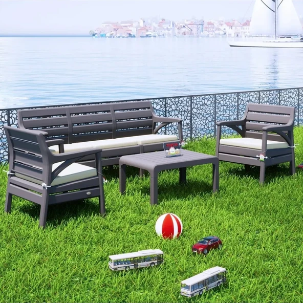 Holiday Hawaii 3'lü Balkon Takımı ürün görseli 1