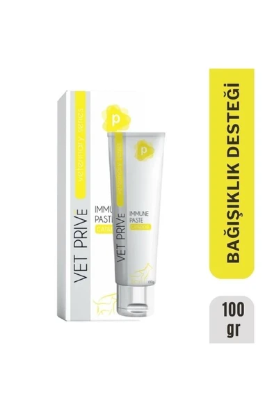 Vet Prive Immune Paste Kedi Köpek Multivitamin Destiği 100Gr ürün görseli 1