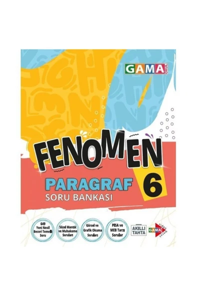 Fenomen 6.Sınıf Paragraf Soru Bankası ürün görseli 1