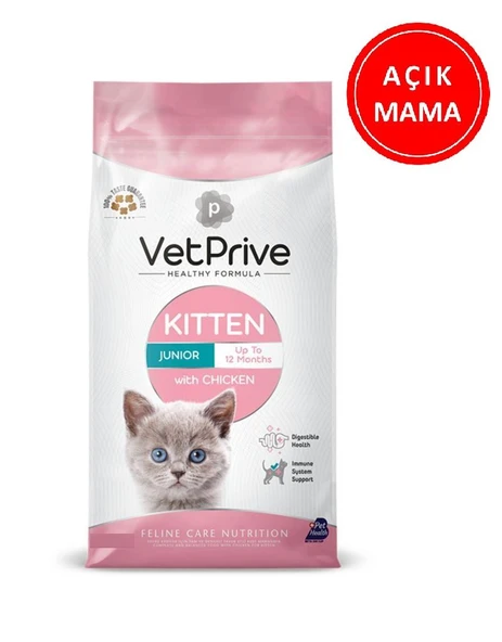 Vet Prive Kitten Yavru Kedi Maması 1 Kg AÇIK ürün görseli 1