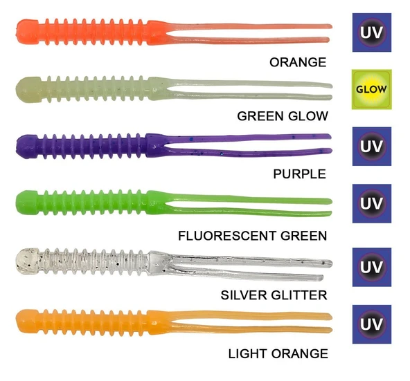 Kendo Killer Worm Lrf Silikonu 5,5cm 12 Adet - Resim 5