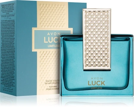 AVON LUCK LIMITLESS ERKEK PARFUM 75 ML EDT + BODY  WASH 200 ML ürün görseli 1