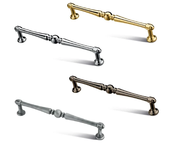 Sultan Model Füme 160 mm Metal Kulp – 5 Adet | Modern ve Klasik Uyumlu Mobilya Kulpu ürün görseli 1