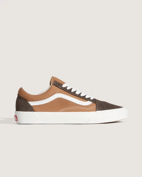 Vans   Old Skool Uniseks Kahverengi Spor Ayakkabı - VN000D9Y ürün görseli 1