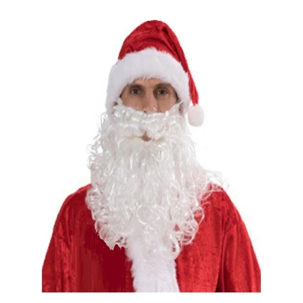 Yılbaşı Partisi Lüx Noel Baba Sakalı 1 Adet ürün görseli 1