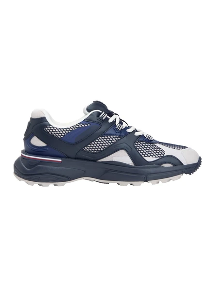 Tommy Hilfiger   M RUNNER TECH MIX Erkek Mavi Spor Ayakkabı - FM0FM05567 ürün görseli 1