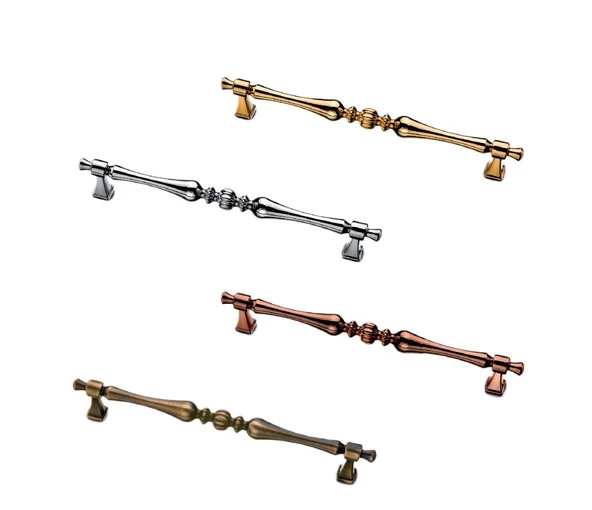 Vezir Model Mat Füme 160 mm Metal Kulp – 5 Adet | Modern Mat Yüzeyli Dolap Kolu ürün görseli 1
