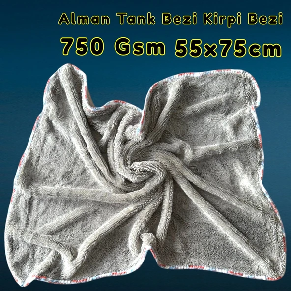Technow Euphrate Softtex 75x55 Mikrofiber 750Gsm Oto Kurulama Temizlik Alman Kirpi Tank Bezi ürün görseli 1
