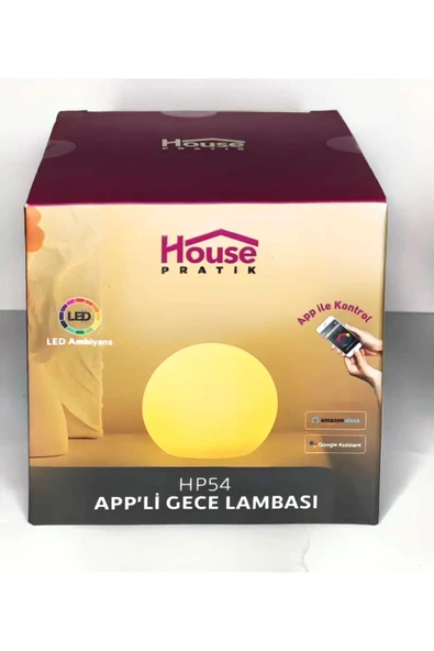 House pratik HP54 APP'Lİ GECE LAMBASI ürün görseli 1