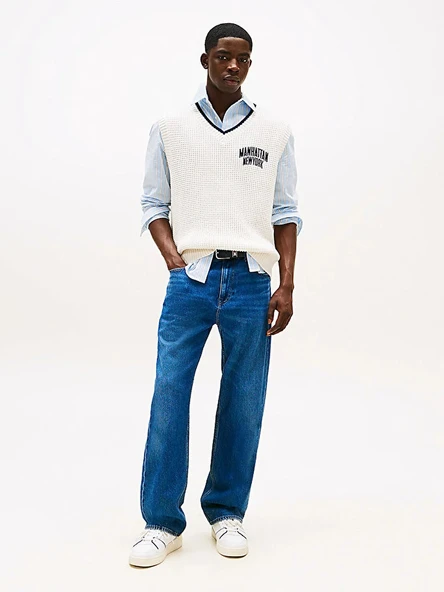 Tommy Hilfiger   OTIS REGULAR STR BI0152 CO Erkek Mavi Denim Pantolon - DM0DM21021 ürün görseli 1