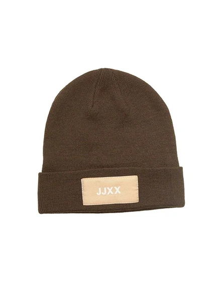 JJXX   Jxbasic Logo Beanie Acc Sn Kadın Kahverengi Bere - 12205033 ürün görseli 1